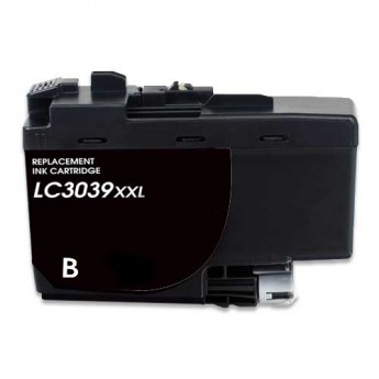 Premium Quality Black Ultra High Yield Inkjet Cartridge compatible with Brother LC3039Bk