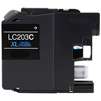 Premium Quality Cyan Inkjet Cartridge compatible with Brother LC-203C