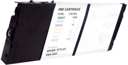 Premium Quality Light Black Pigment Inkjet Cartridge compatible with Epson T565900