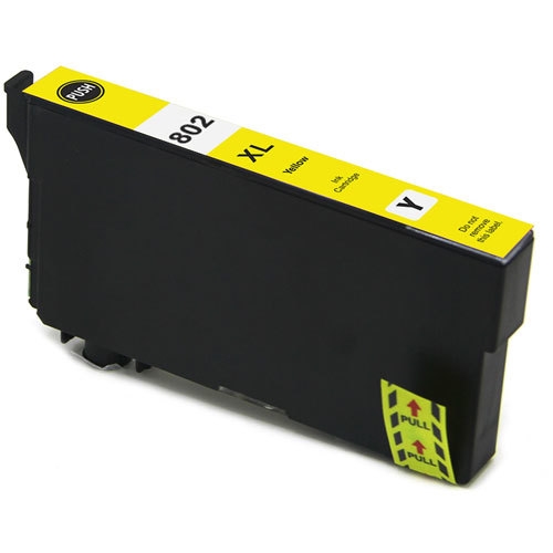 Premium Quality Yellow High Capacity Ink Cartridge compatible with Epson T802xl420 (Epson 802XL)
