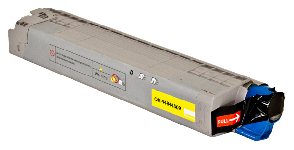 Premium Quality Yellow Toner Cartridge compatible with Okidata 44844509