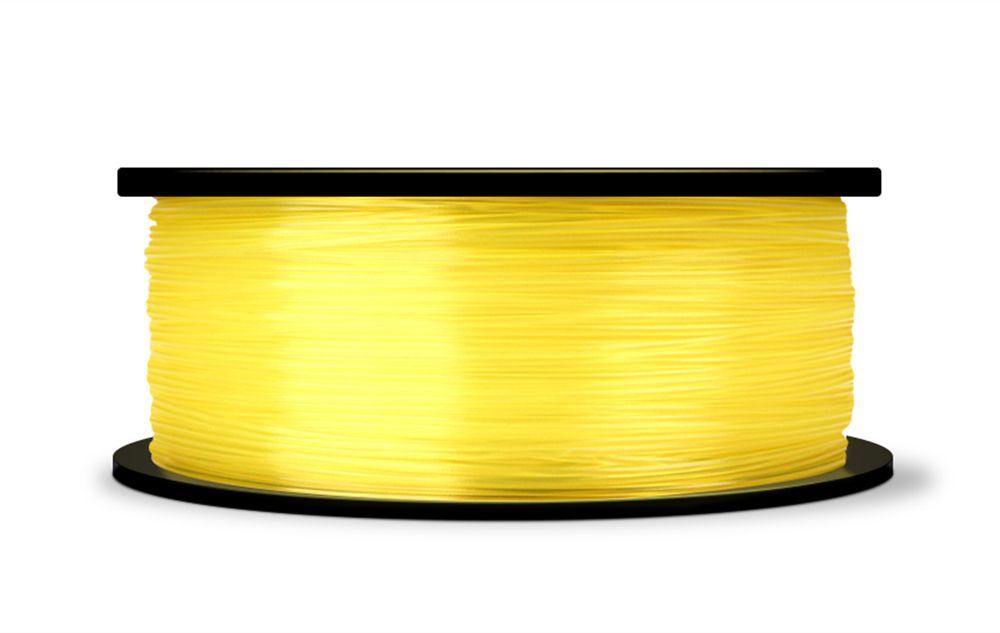 Premium Quality Transparent color, Yellow PLA 3D Filament compatible with Universal PF-PLA-TYE