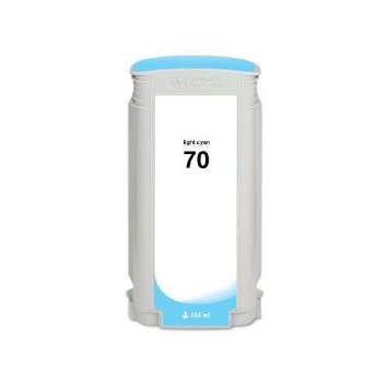 Premium Quality Light Cyan Pigment Inkjet Cartridge compatible with HP C9390A (HP 70)