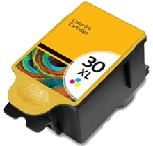 Premium Quality Color Inkjet Cartridge compatible with Kodak 1341080 (Kodak 30C XL)