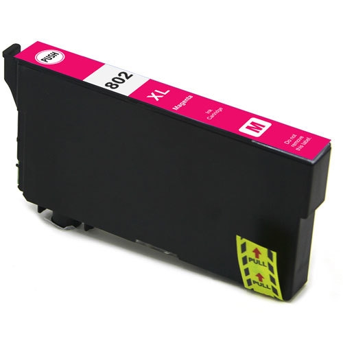 Premium Quality Magenta High Capacity Ink Cartridge compatible with Epson T802xl320 (Epson 802XL)