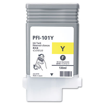 Premium Quality Yellow Inkjet Cartridge compatible with Canon 0886B001AA (PFI-101Y)