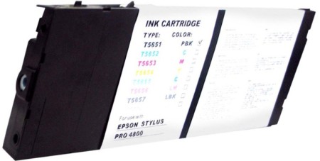 Premium Quality Photo Black Pigment Inkjet Cartridge compatible with Epson T565100