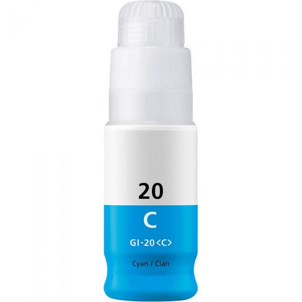 Compatible 3394C001 (GI-20C) Cyan Dye Ink Bottle (7700 Yield)