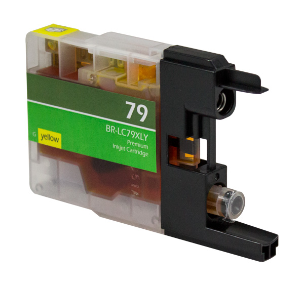 Premium Quality Yellow Inkjet Cartridge compatible with Brother LC-79Y