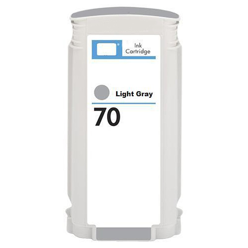 Premium Quality Light Gray Pigment Inkjet Cartridge compatible with HP C9451A (HP 70)