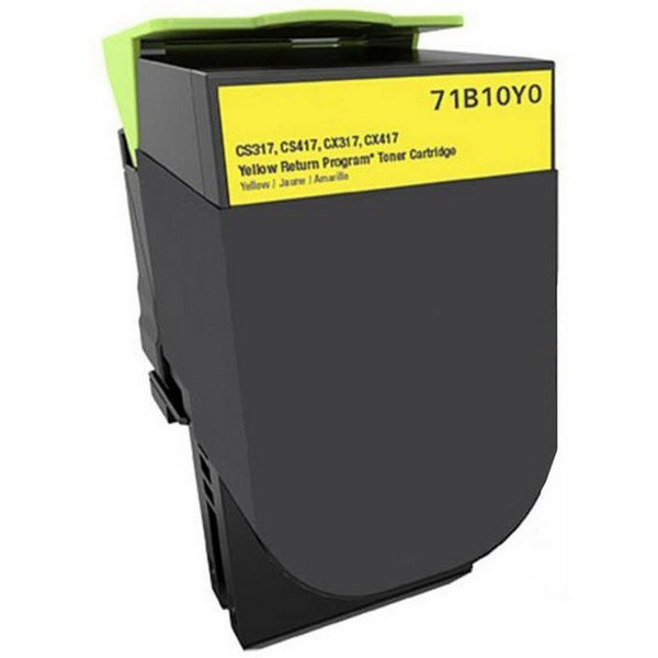 Compatible 71B10Y0 Yellow Toner Cartridge (2300 Yield)
