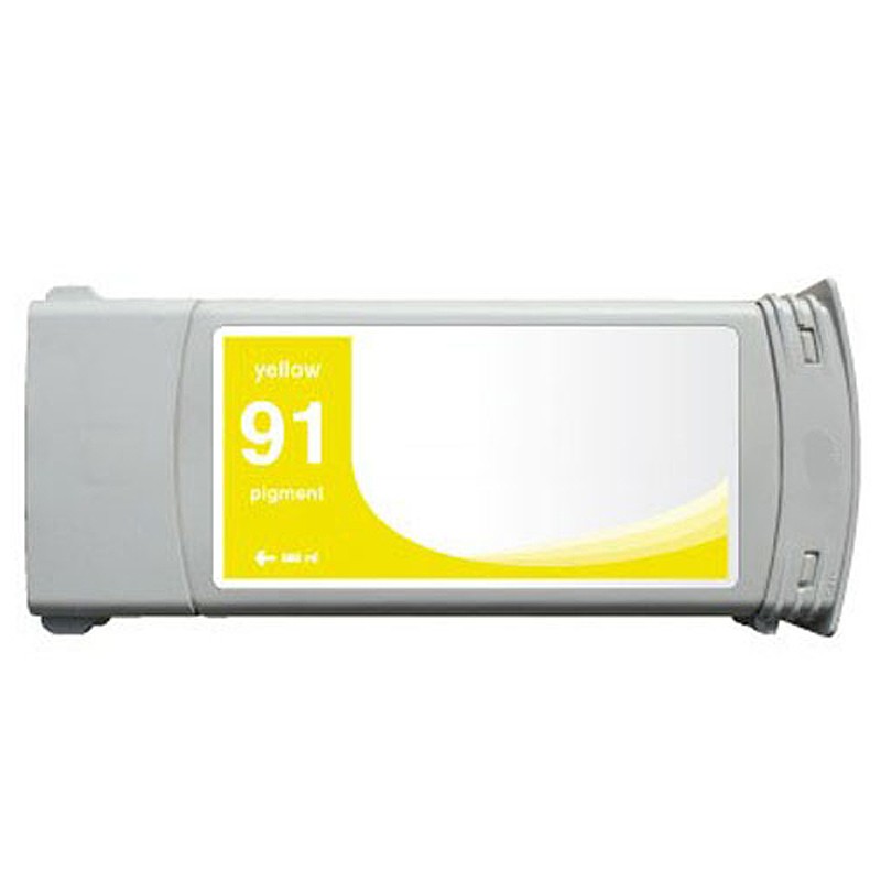 Premium Quality Yellow Inkjet Cartridge compatible with HP C9469A (HP 91)