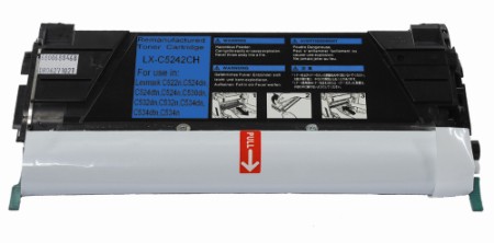 Premium Quality Cyan Laser Toner Cartridge compatible with Lexmark C5242CH