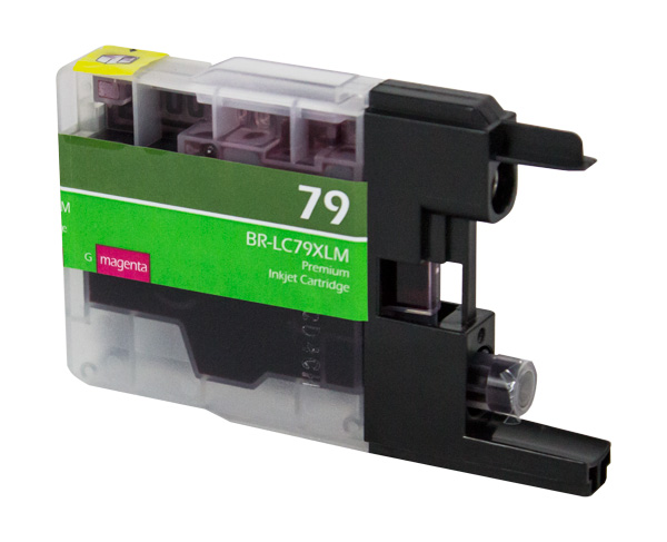 Premium Quality Magenta Inkjet Cartridge compatible with Brother LC-79M