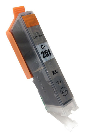 Premium Quality Gray Inkjet Cartridge compatible with Canon 6452B001 (CLI-251XL)
