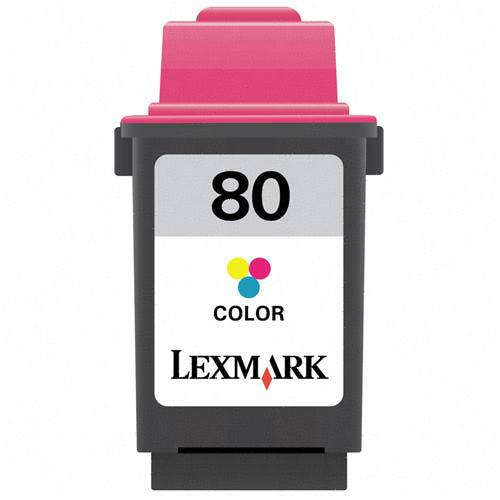 Premium Quality Tri Color Inkjet Cartridge compatible with Lexmark 12A1980 (Lexmark #80)