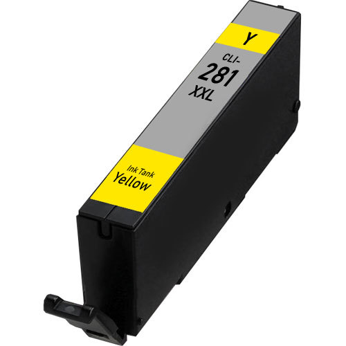 Premium Quality Yellow Extra High Capacity Ink Tank compatible with Canon 1982C001 (CLI-281 XXL)