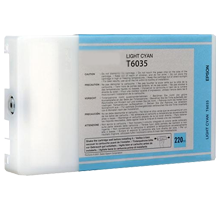 Premium Quality Light Cyan UltraChrome K3 Ink Cartridge compatible with Epson T603500
