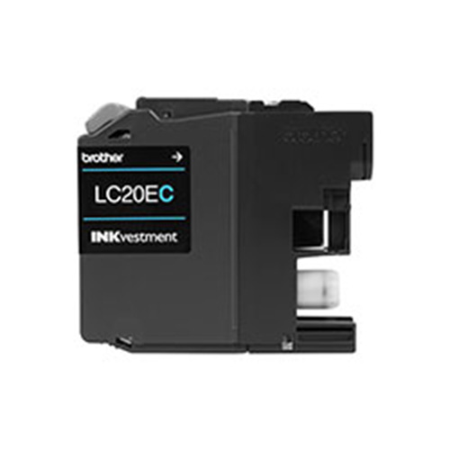 Premium Quality Cyan Inkjet Cartridge compatible with Brother LC-20EC