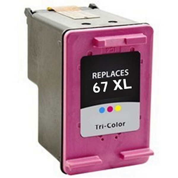 Remanufactured 3YM58AN (HP 67X) Color Inkjet Cartridge (200 Yield)