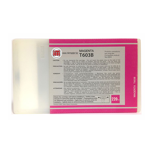 Premium Quality Magenta UltraChrome K3 Ink Cartridge compatible with Epson T603B00