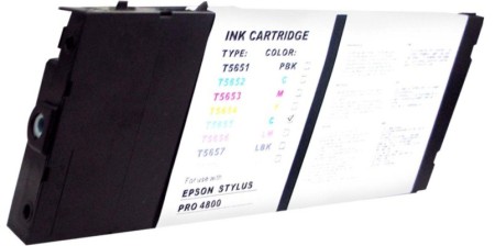 Premium Quality Light Cyan Pigment Inkjet Cartridge compatible with Epson T565500
