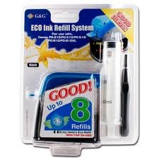 Premium Quality Black Eco Refill Kits compatible with Canon PG-210