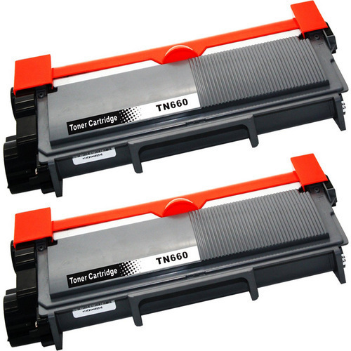 Premium Quality Black Toner Cartridge 2-Pack compatible with Brother TN-660