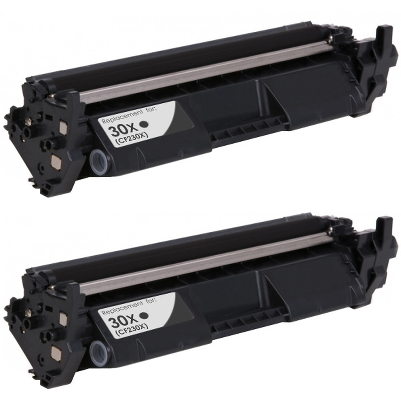 Premium Quality Black High Yield Toner Cartridge 2 pack compatible with HP CF230X (HP 30X)
