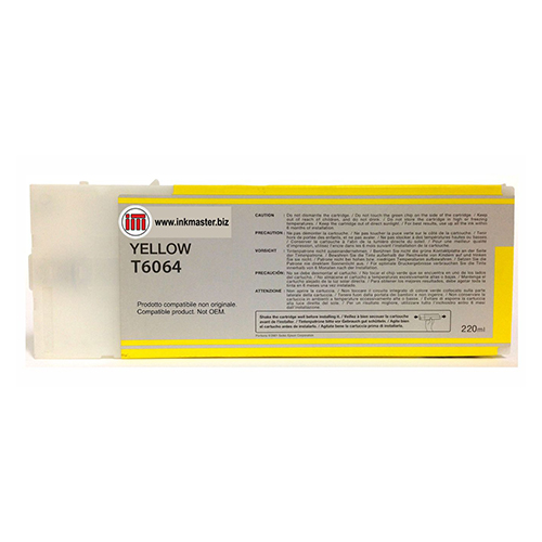 Premium Quality Yellow UltraChrome K3 Ink Cartridge compatible with Epson T606400