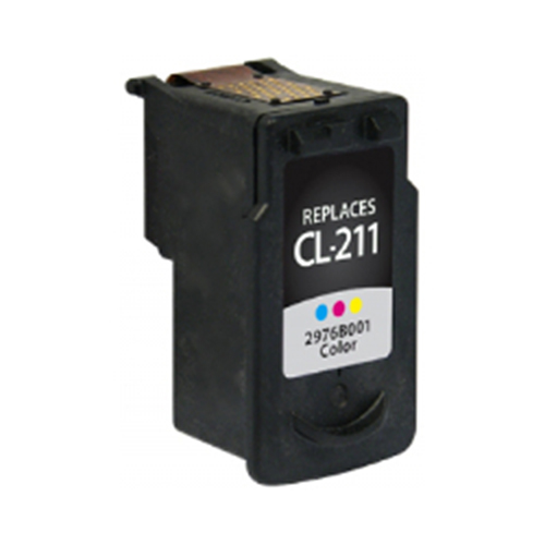 Premium Quality Color Ink Cartridge compatible with Canon 2976B001 (CL-211)